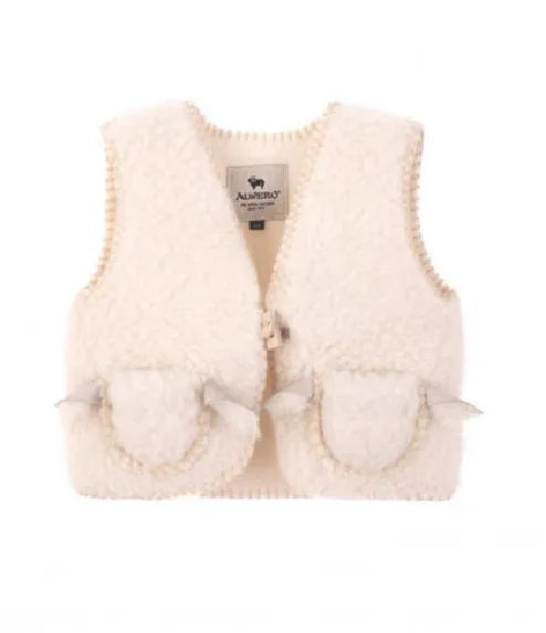 Baby Winter Vest Kids Super cute 80% Wool made Toddler Lovely Children Boys Girls Keep Warm Wool Vest With Button